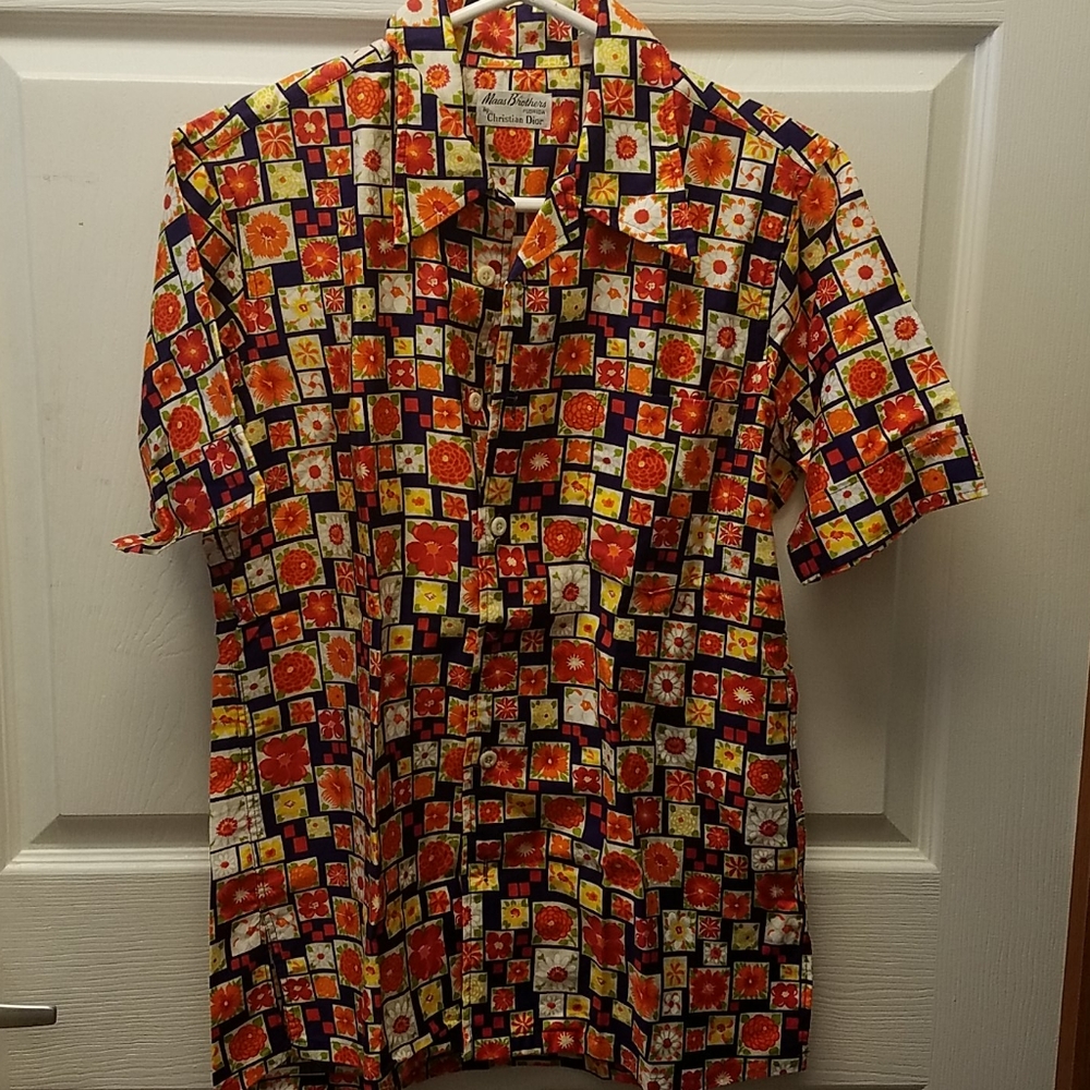 Vintage Maas Bro by Christian Dior button up shirt